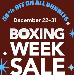 Gift Yourself A Great Deal -BUNDLE 2 or MORE ITEMS FOR A 50% OFF